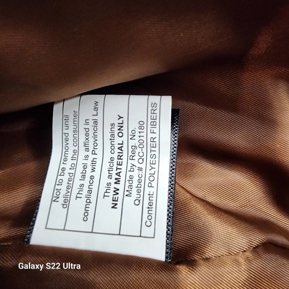 Sam Edelman NWOT XL Cognac Brown Faux zlesther Womans Quilted Pattern Jacket - Picture 7 of 11